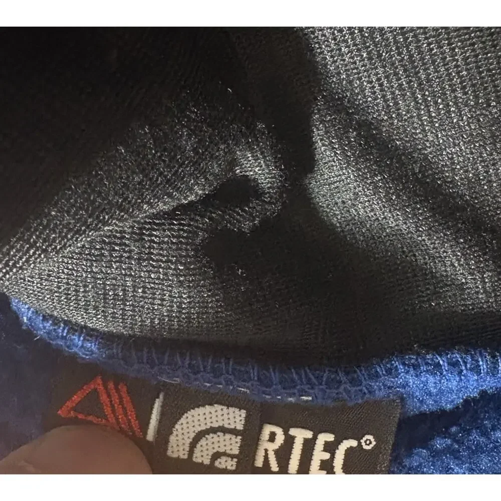 The North Face Denali Fleece Jacket Mens XL Blue Grey Polartec Full Zip Vented